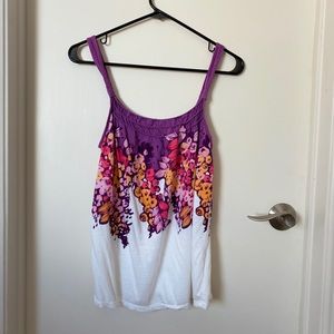 Floral tank top